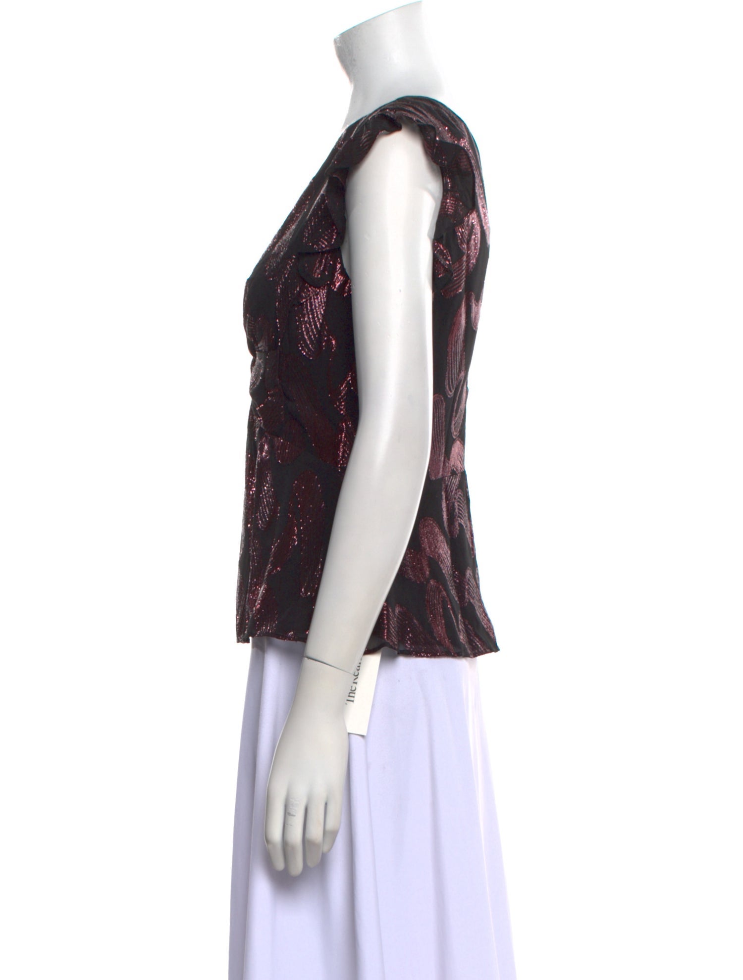 Rebecca Taylor Silk Floral Print Blouse