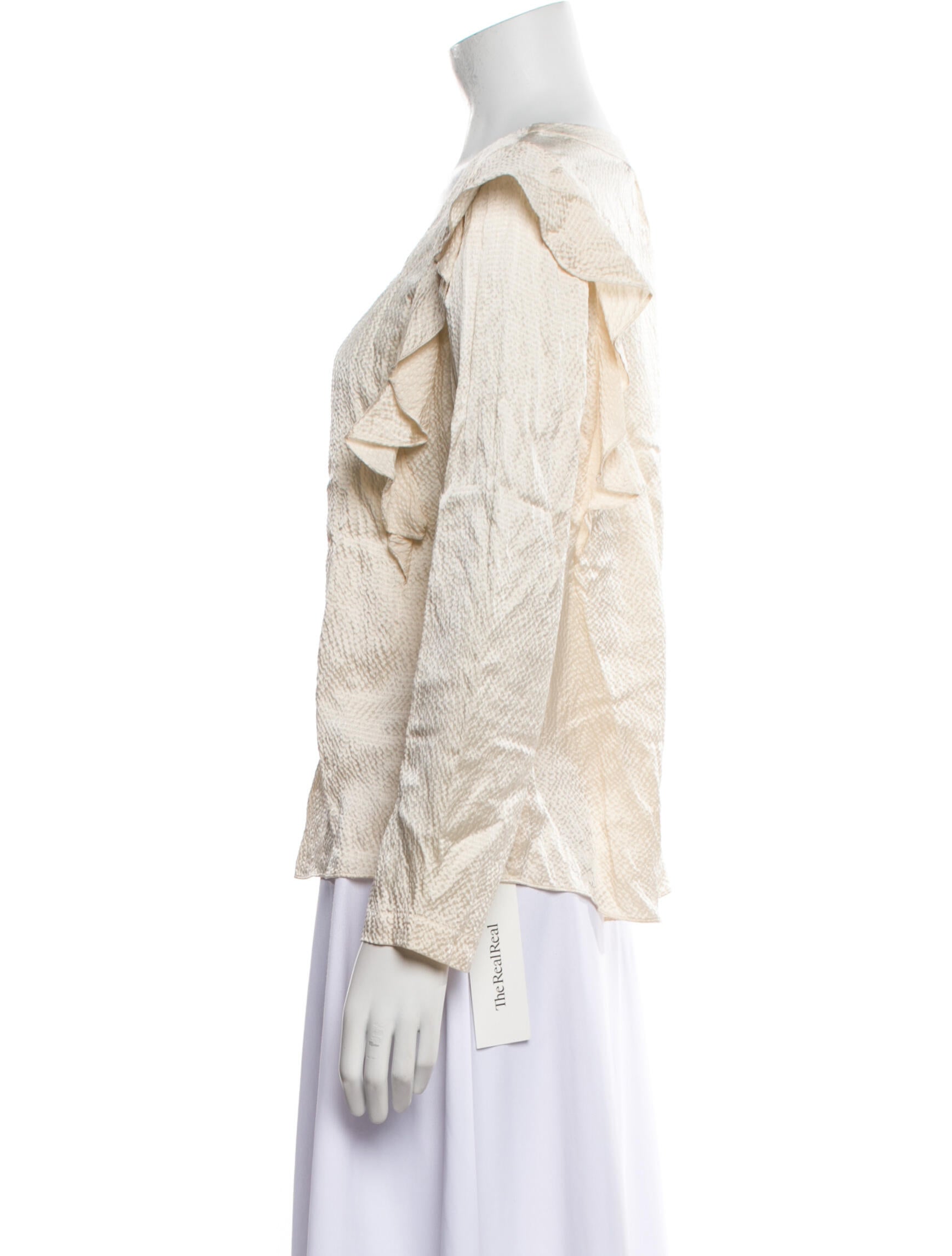 Rebecca Taylor Silk V-Neck Blouse