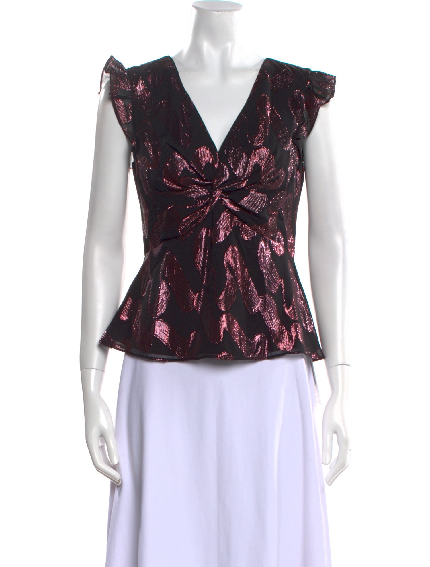 Rebecca Taylor Silk Floral Print Blouse