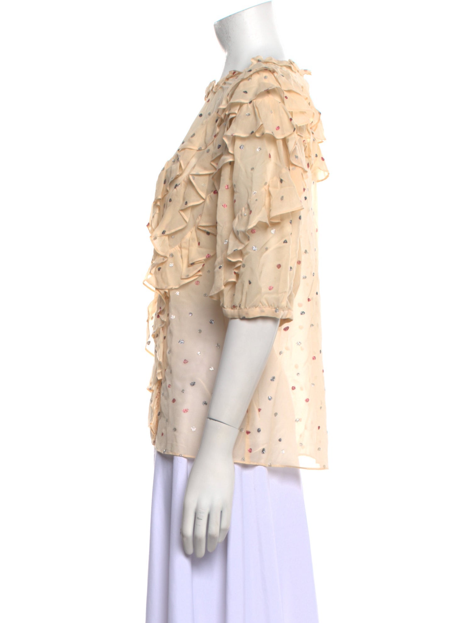 Rebecca Taylor Silk Floral Print Blouse