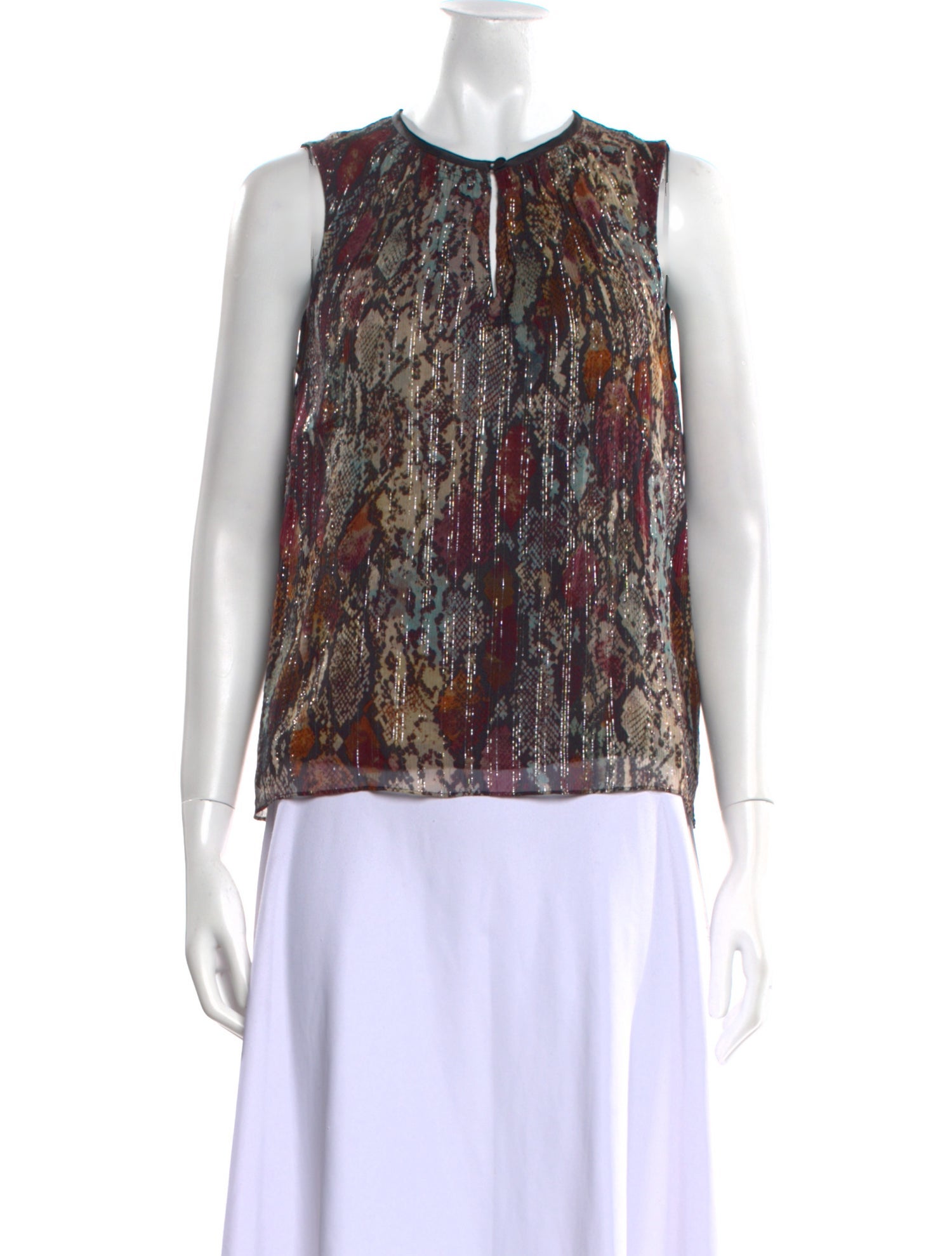 Rebecca Taylor Silk Printed Blouse