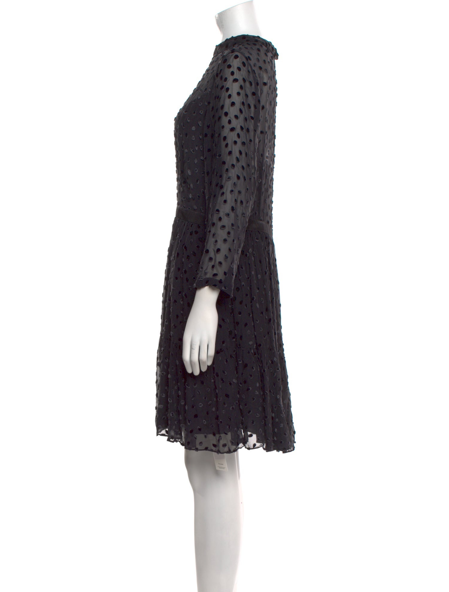 Rebecca Taylor Polka Dot Print Mini Dress