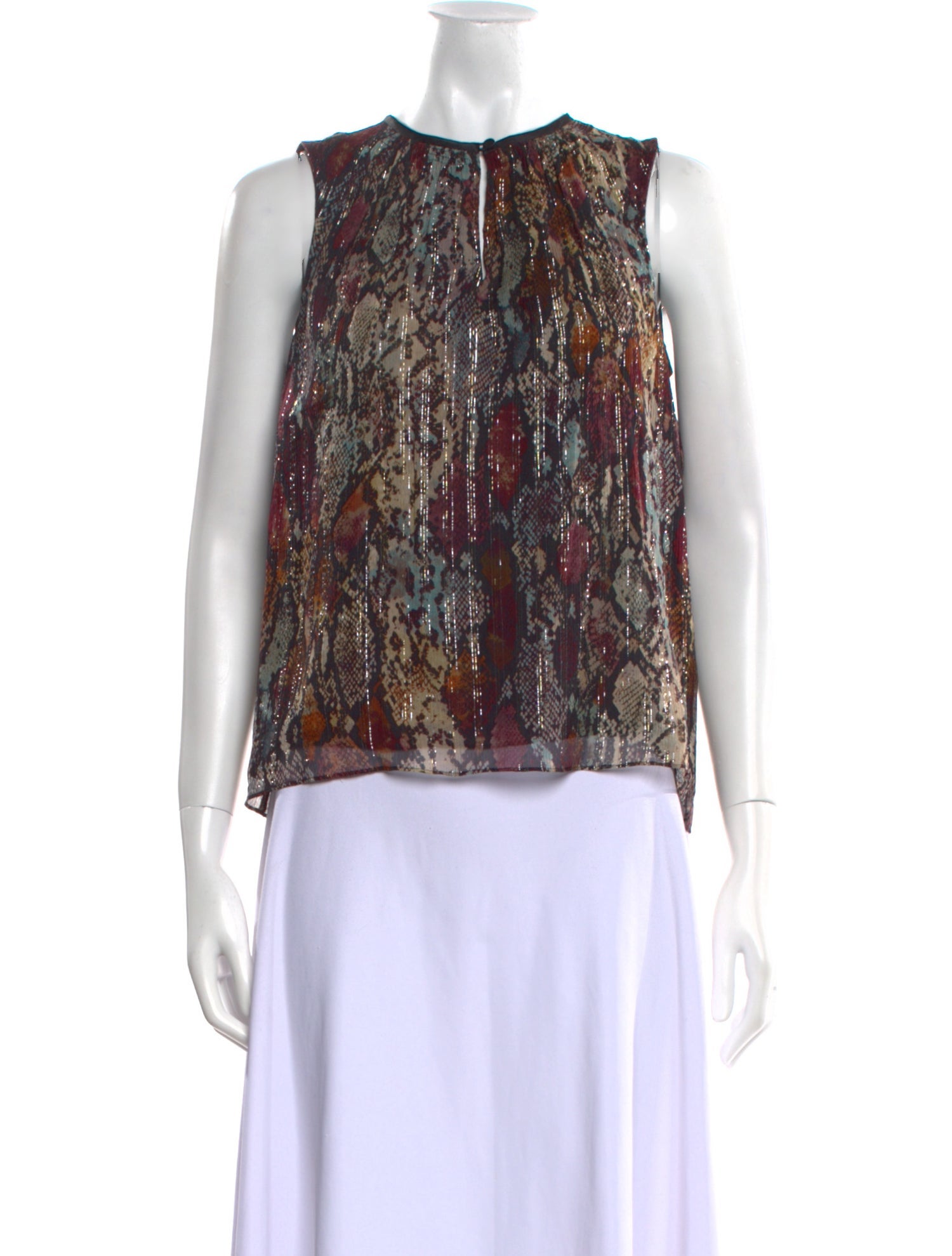 Rebecca Taylor Silk Floral Print Blouse