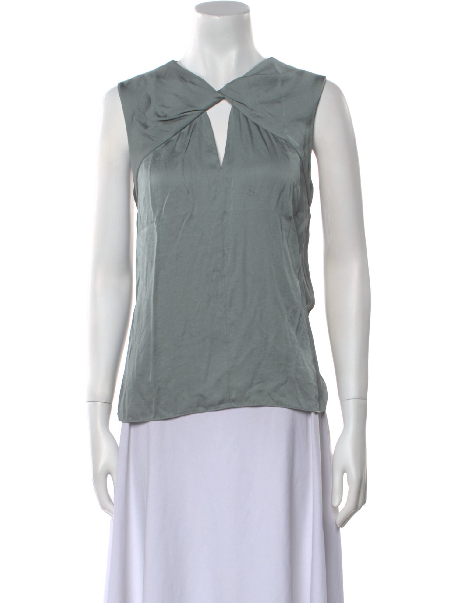 Rebecca Taylor V-Neck Sleeveless Blouse