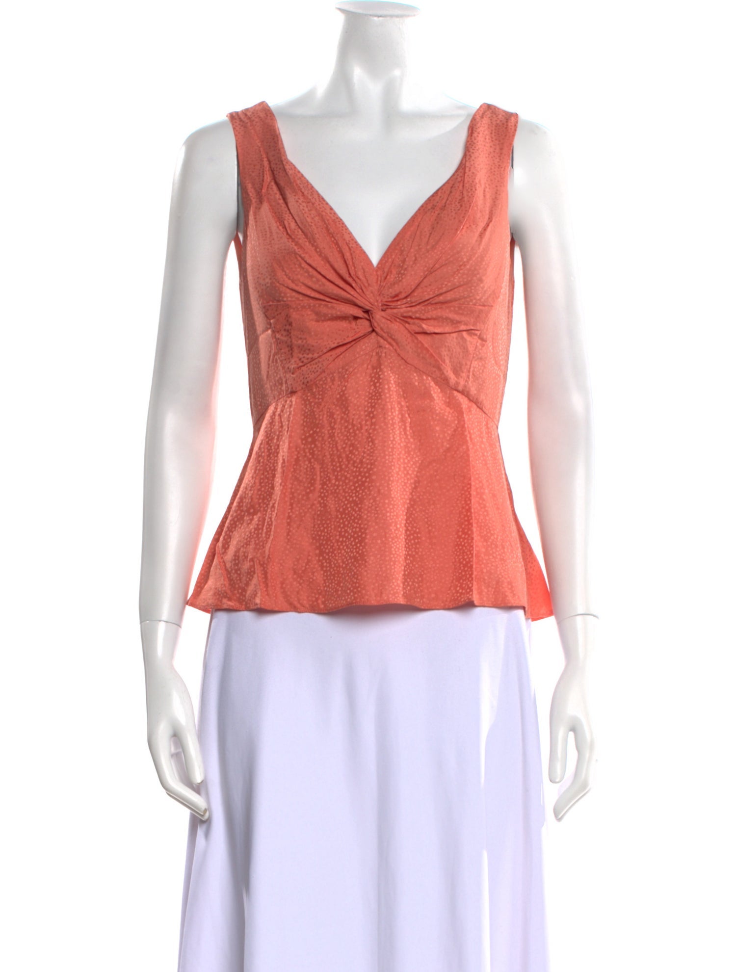 Rebecca Taylor V-Neck Sleeveless Top