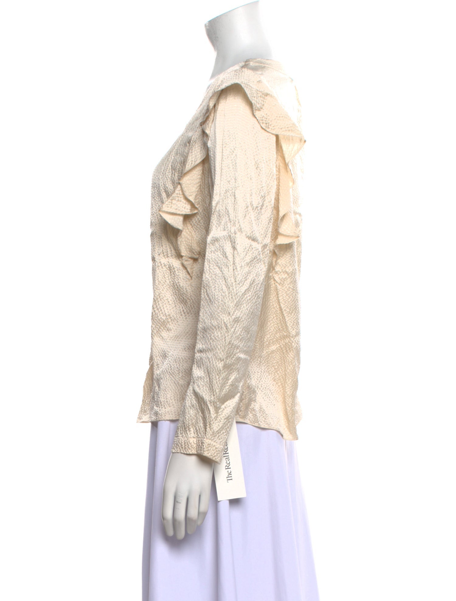 Rebecca Taylor Silk V-Neck Blouse