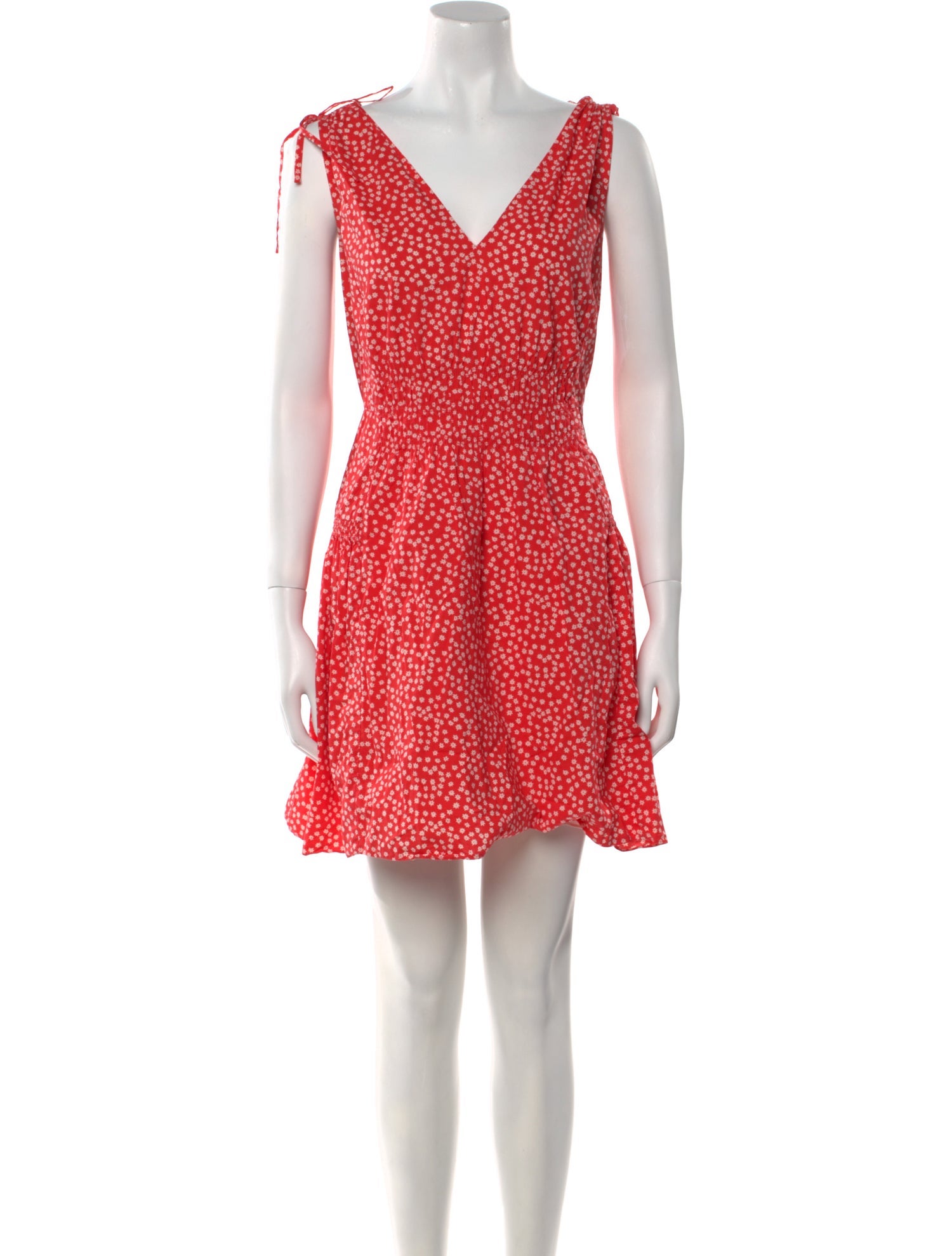 Rebecca Taylor Polka Dot Print Mini Dress