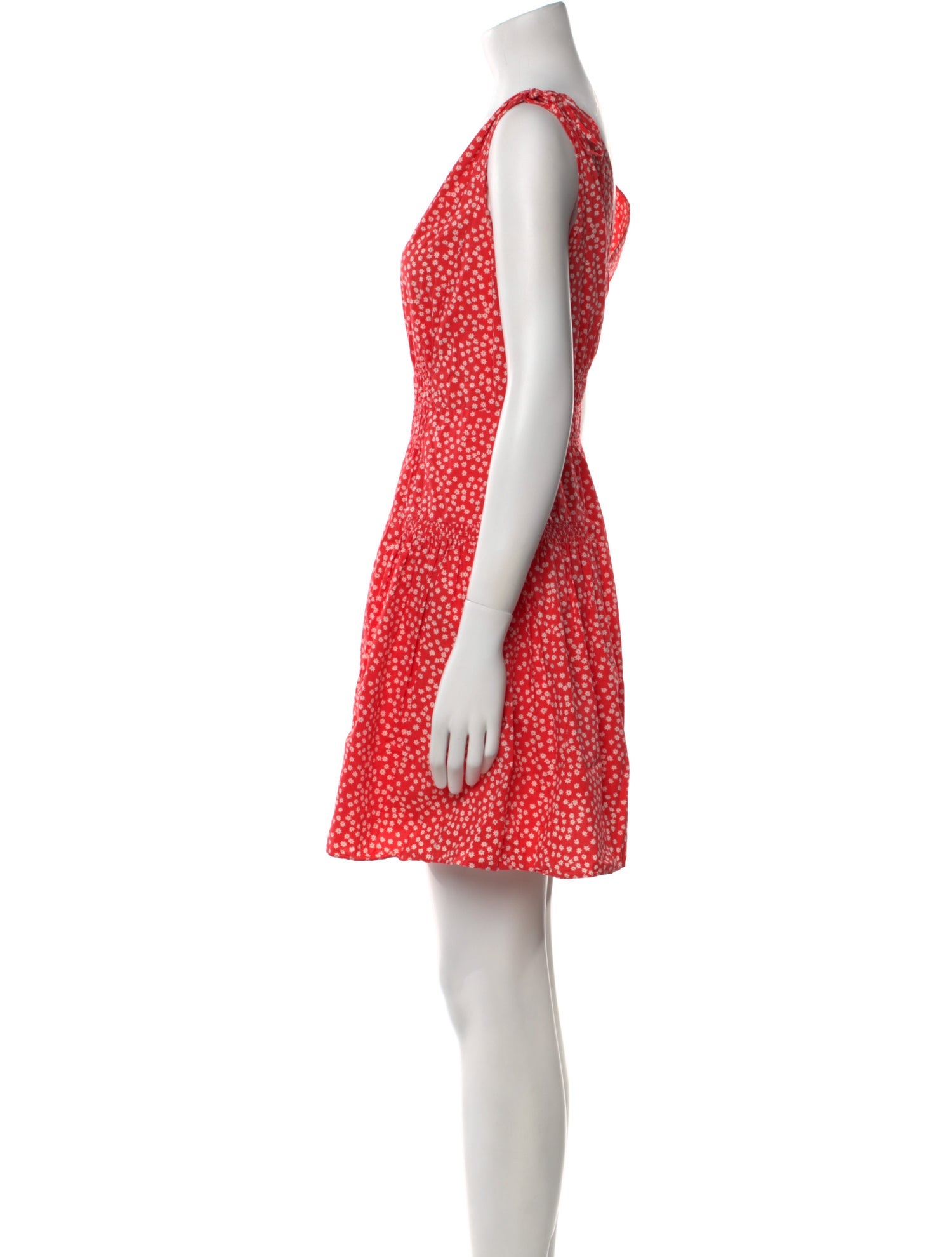 Rebecca Taylor Polka Dot Print Mini Dress