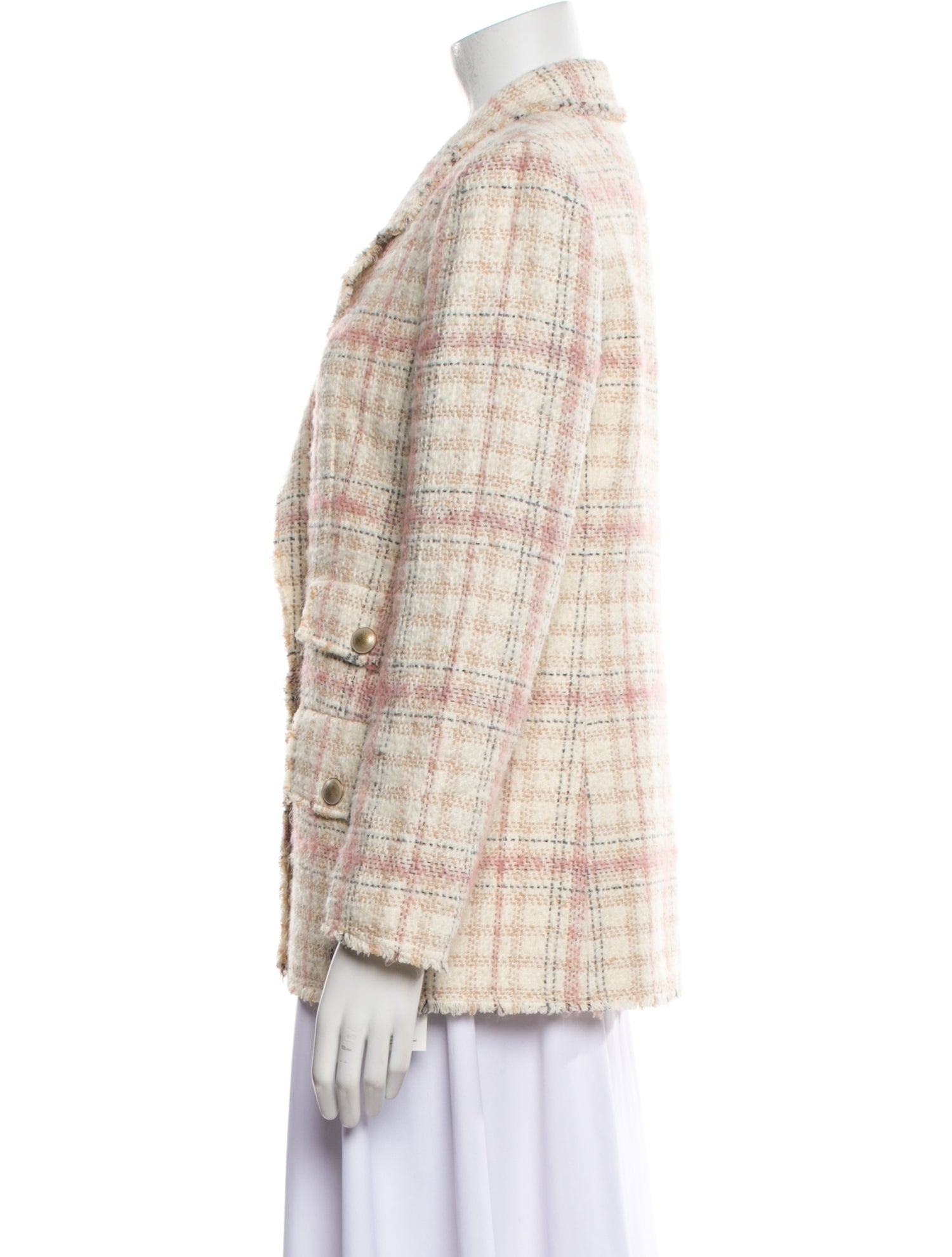 Rebecca Taylor Plaid Print Blazer