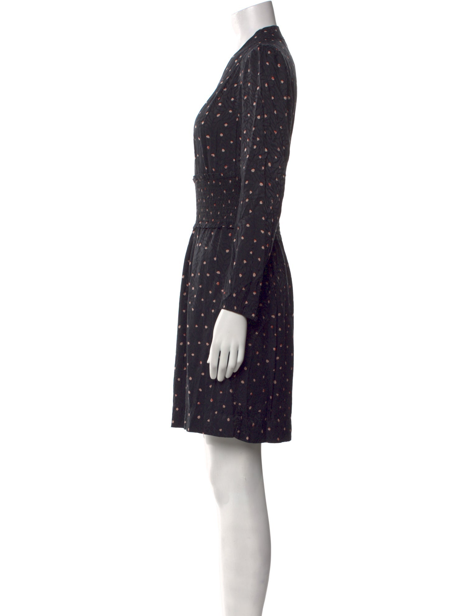 Rebecca Taylor Polka Dot Print Mini Dress