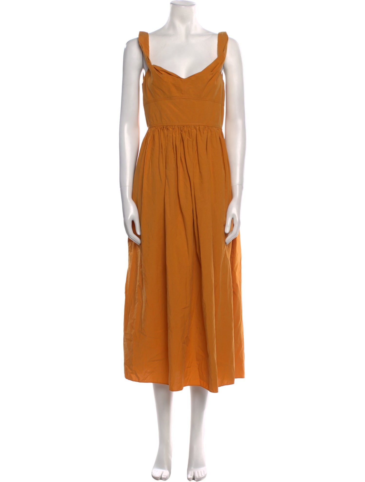 Rebecca Taylor Square Neckline Long Dress