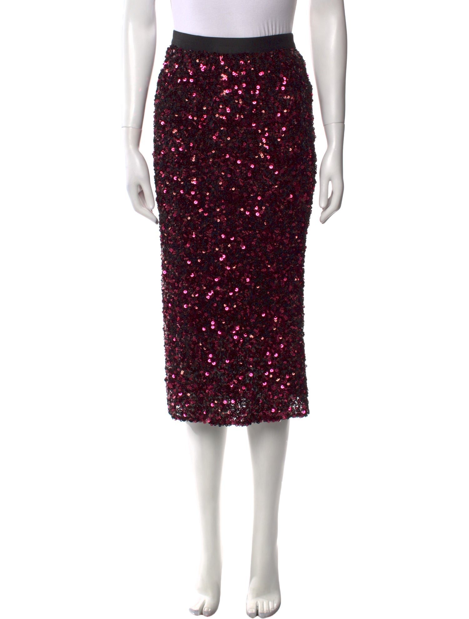 Rebecca Taylor Sequin Embellishments Midi Length Skirt