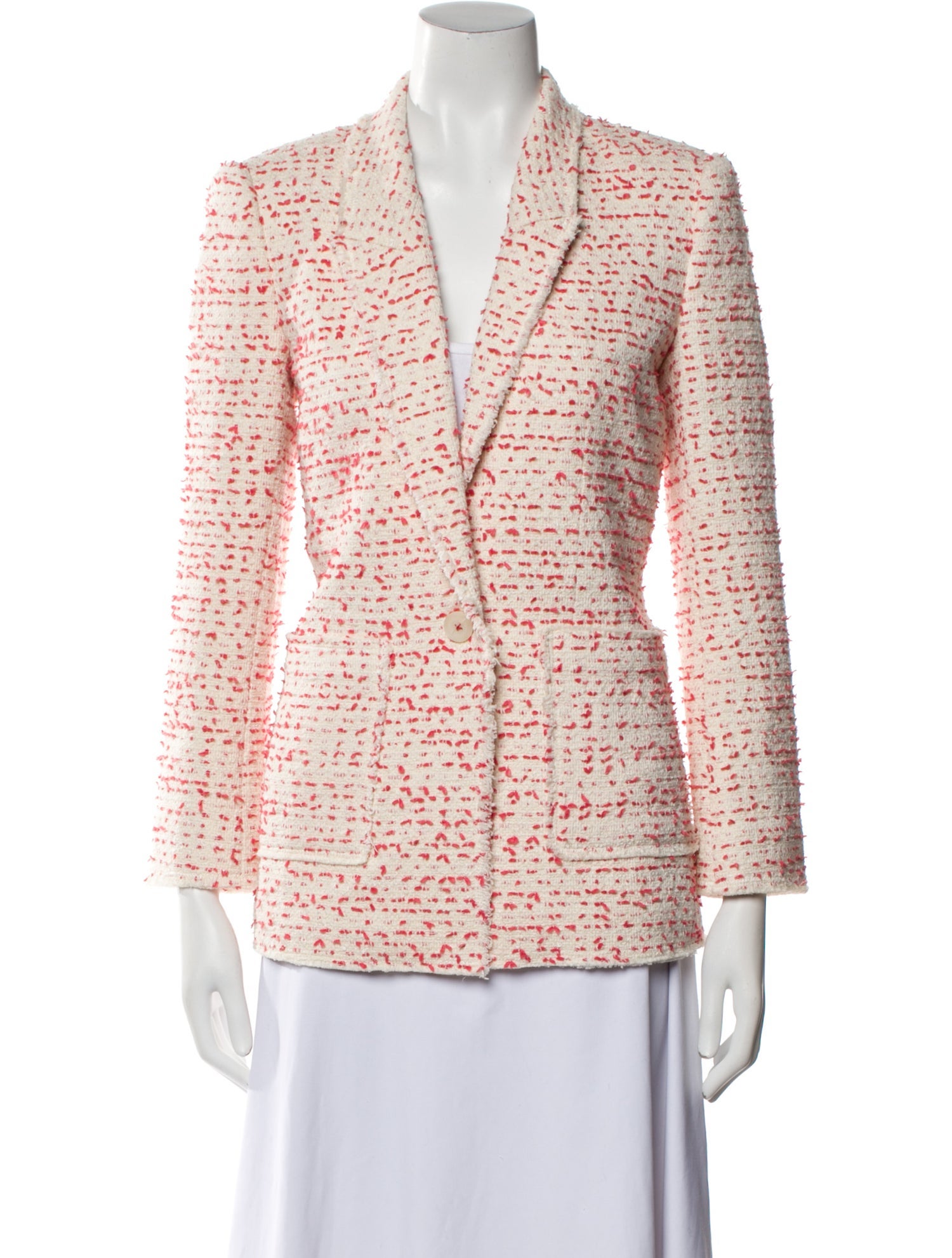 Rebecca Taylor Tweed Pattern Blazer