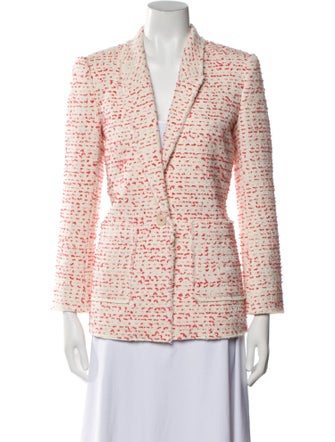 Rebecca Taylor Tweed Pattern Blazer