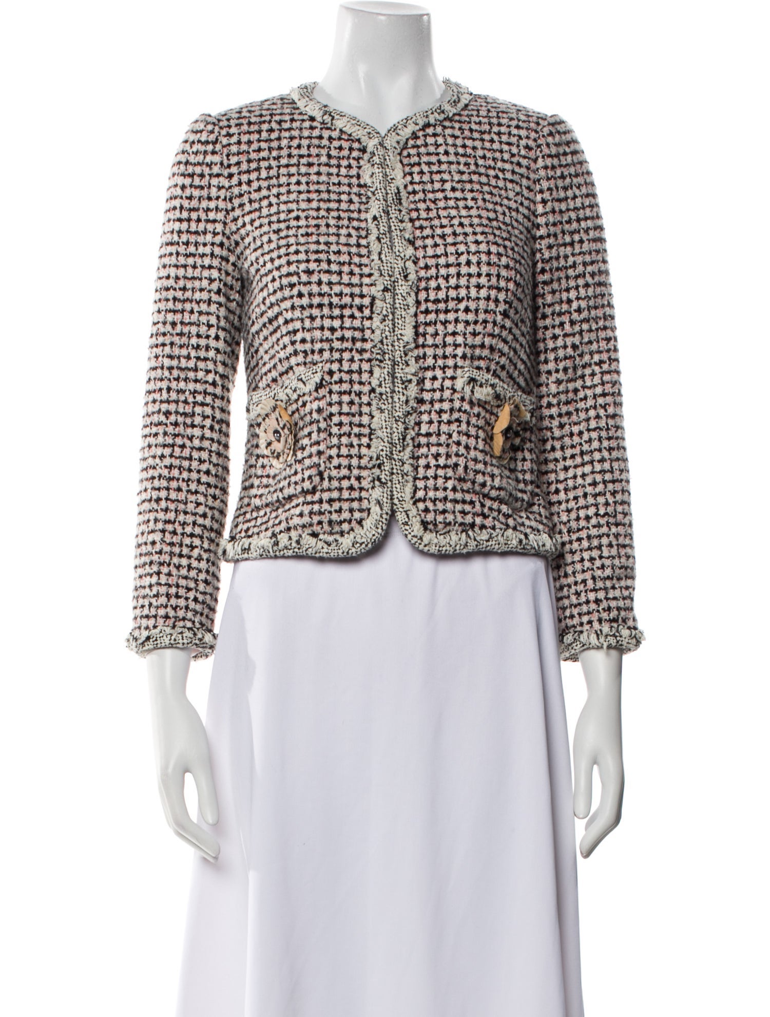 Rebecca Taylor Tweed Pattern Jacket