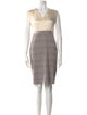 Tailored by Rebecca Taylor Plaid Print Knee-Length Dress