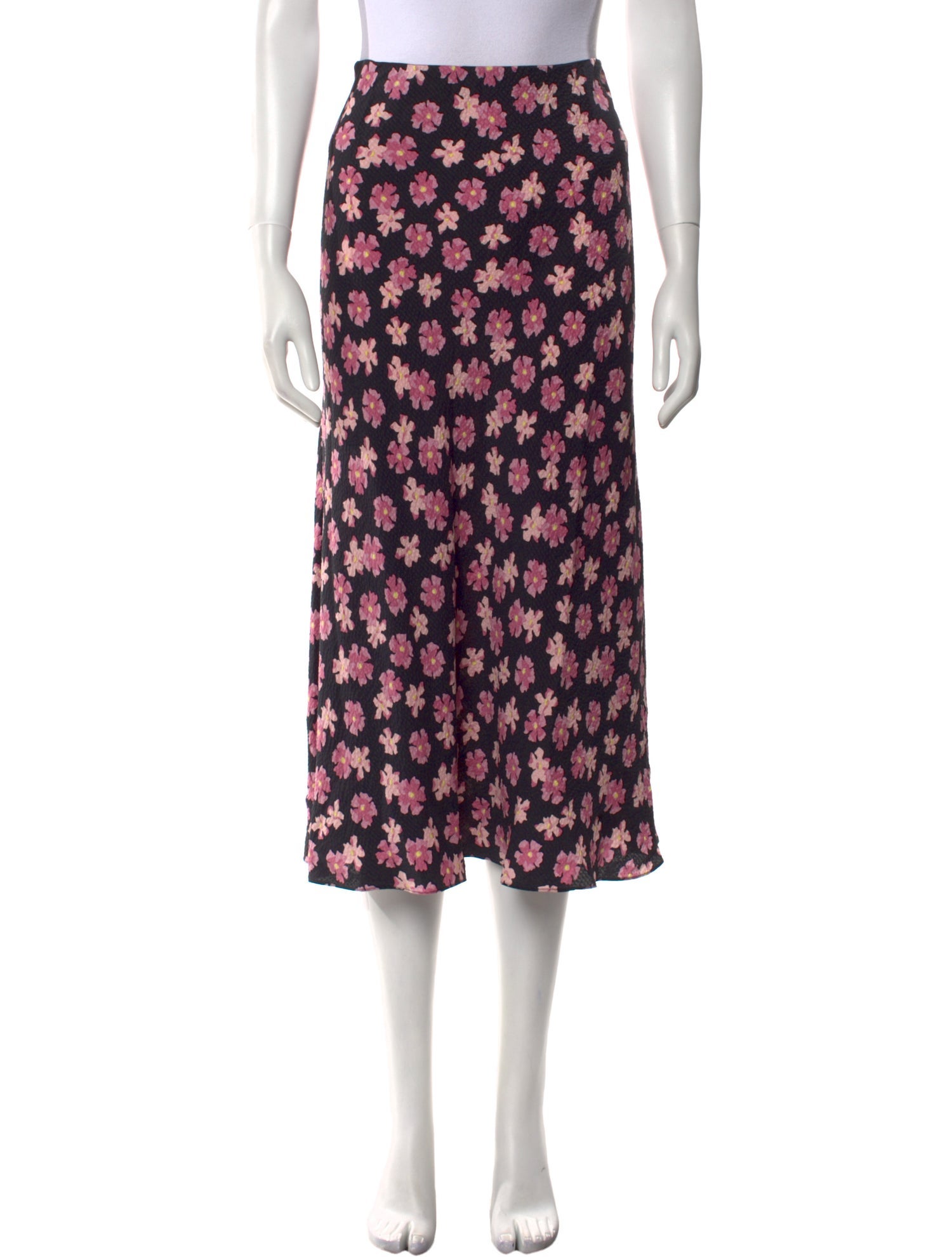 Rebecca Taylor Silk Midi Length Skirt