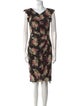 Rebecca Taylor Floral Print Knee-Length Dress