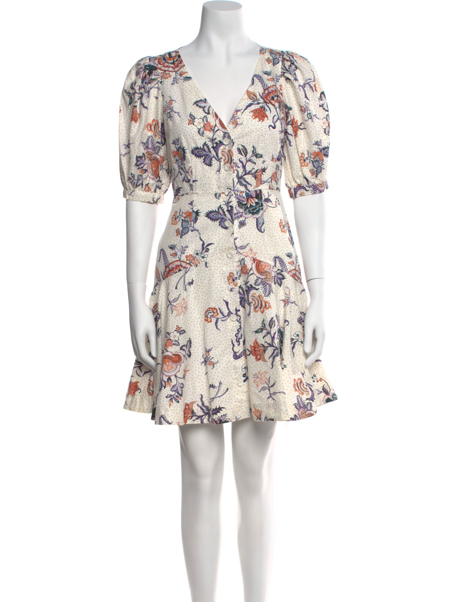 Rebecca Taylor Floral Print Mini Dress