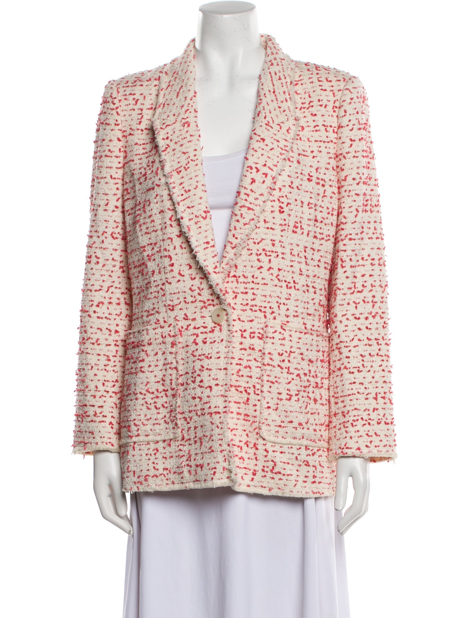 Rebecca Taylor Tweed Pattern Blazer