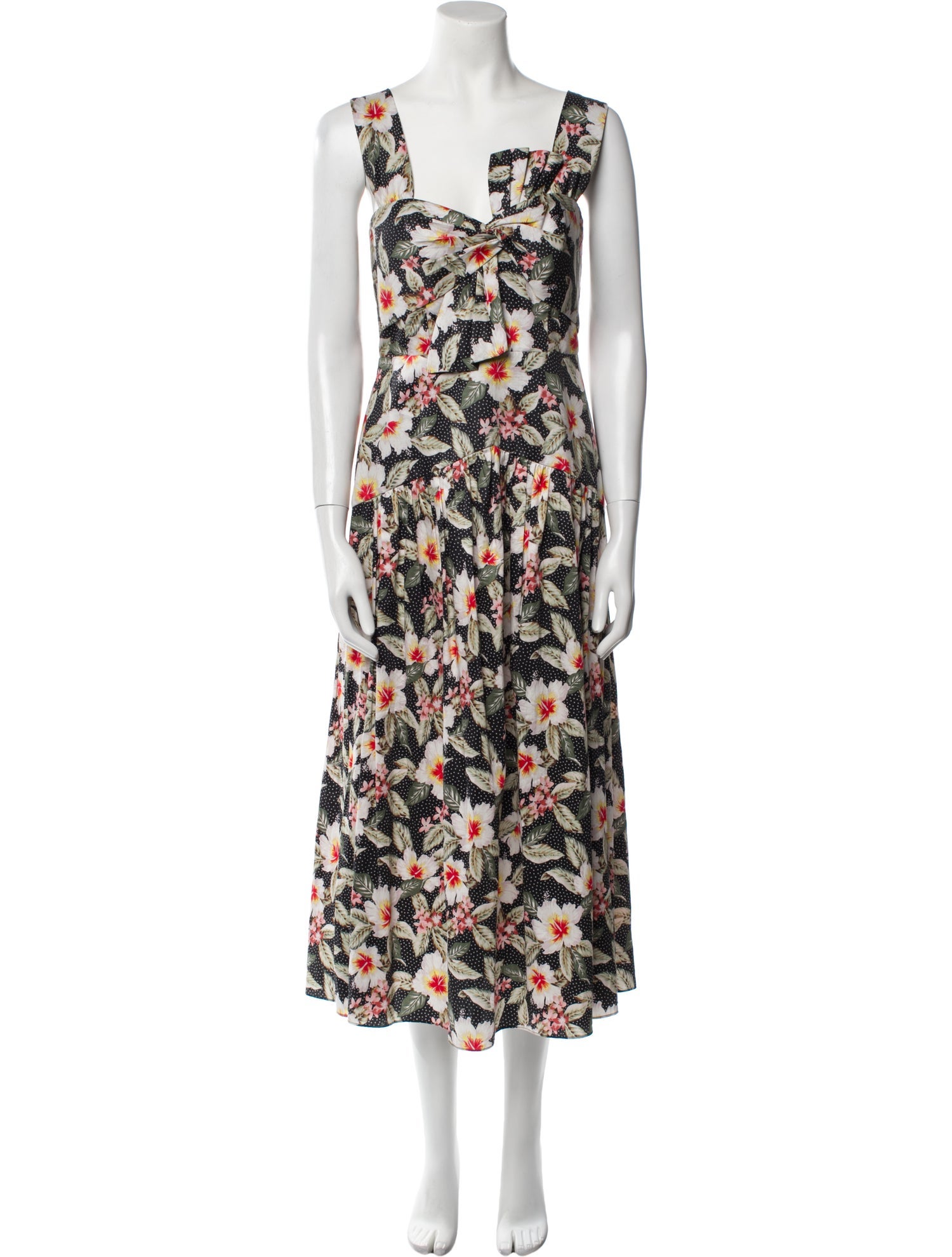 Rebecca Taylor Floral Print Long Dress