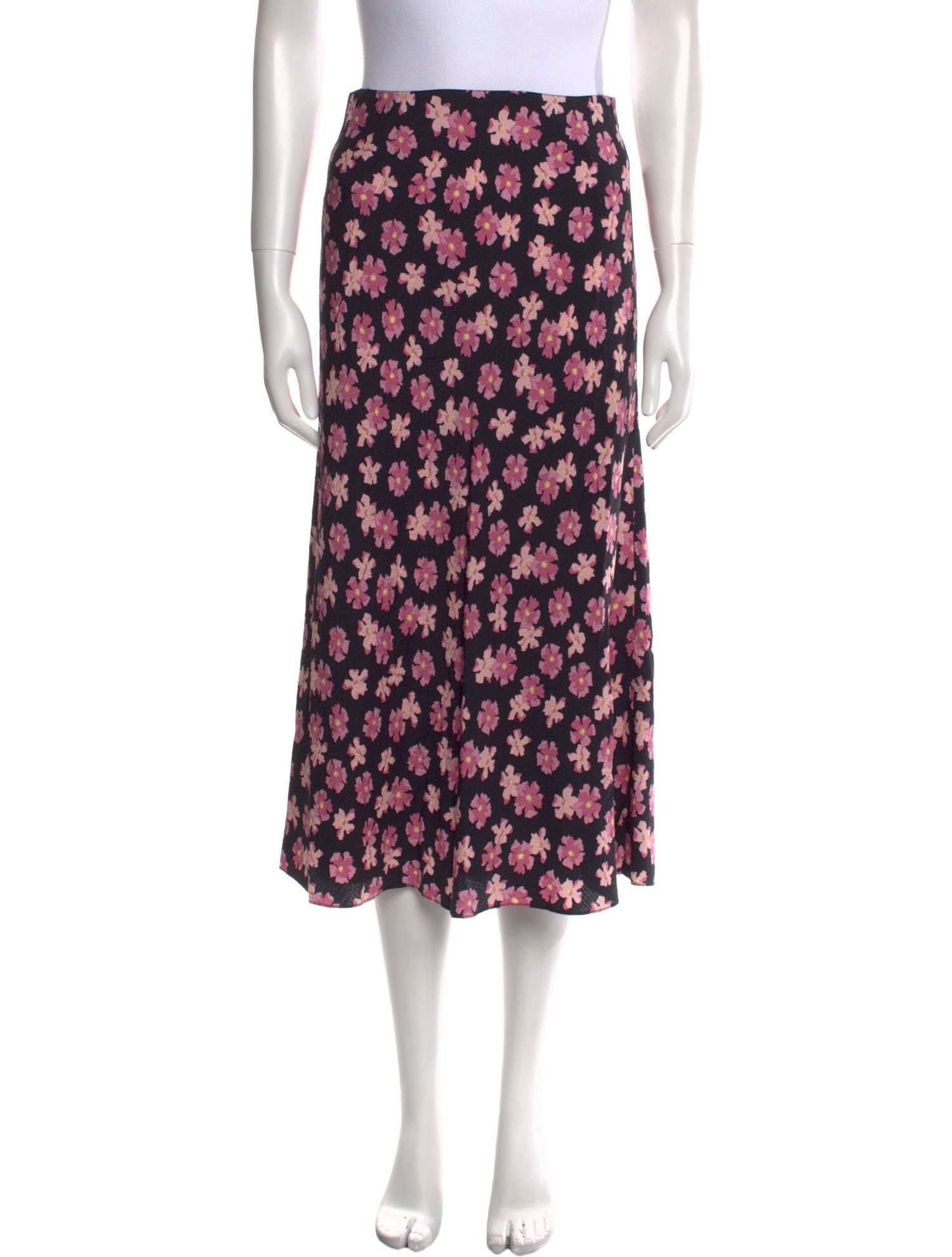 Rebecca Taylor Silk Knee-Length Skirt