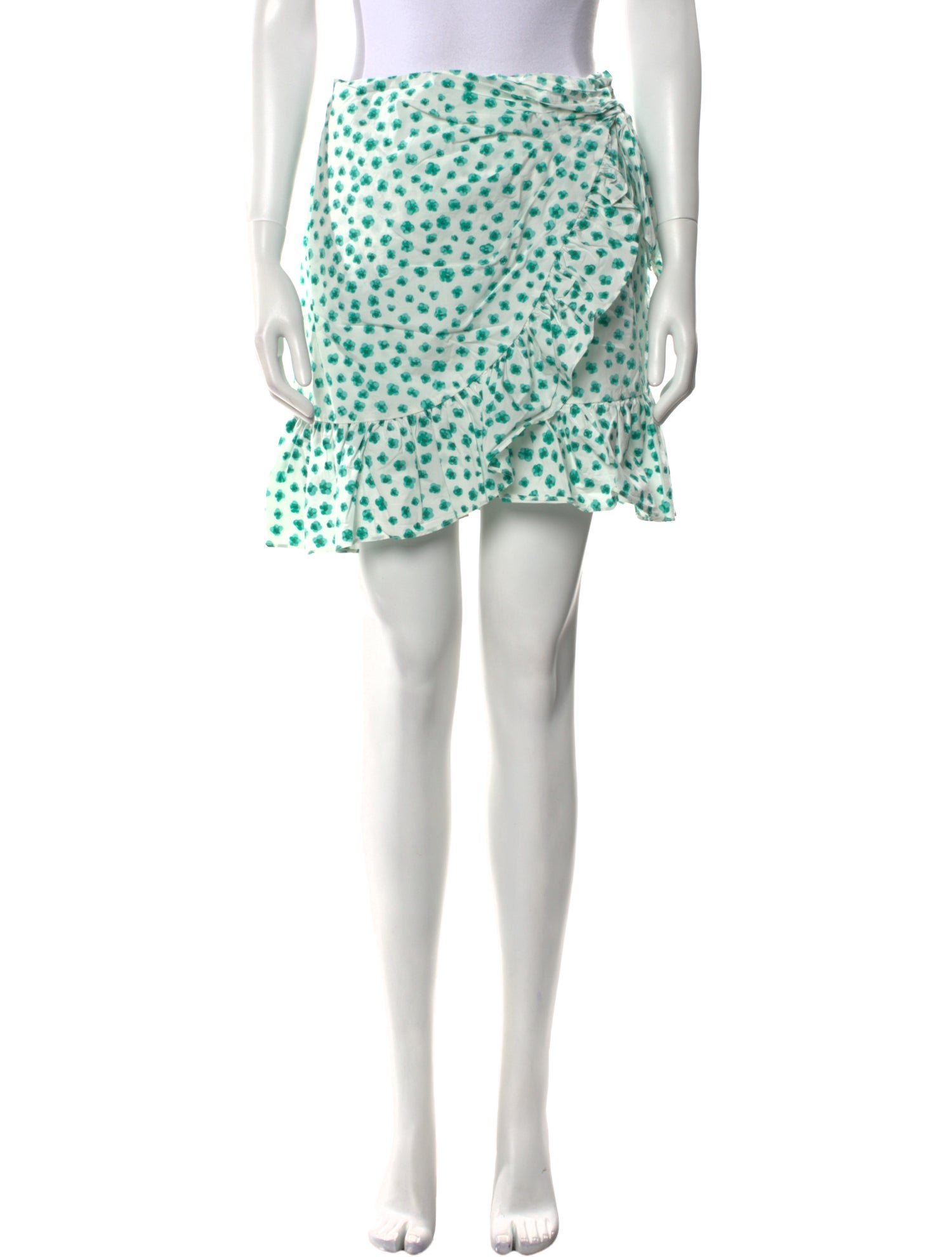 Rebecca Taylor Polka Dot Print Mini Skirt