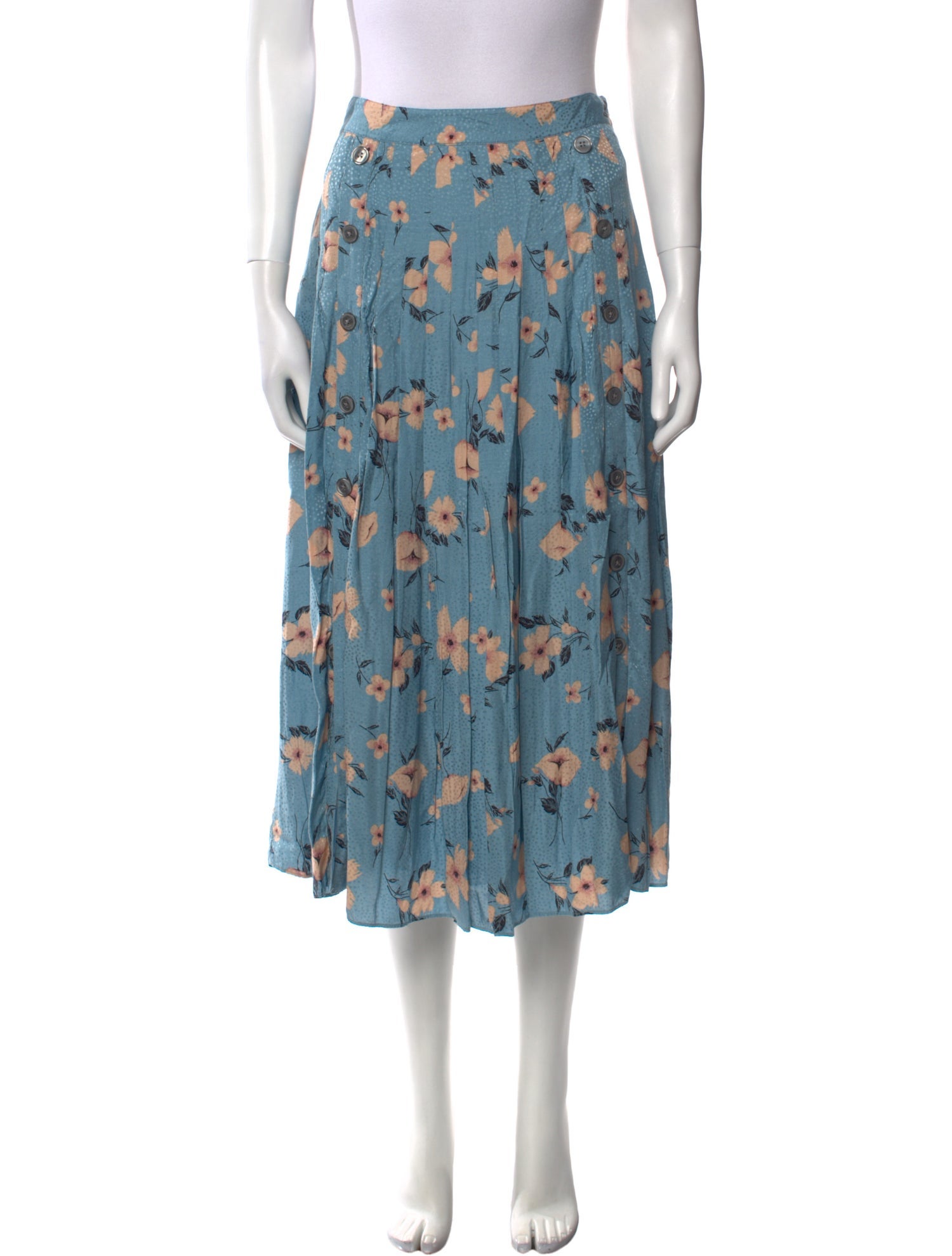 Rebecca Taylor Floral Print Midi Length Skirt w/ Tags