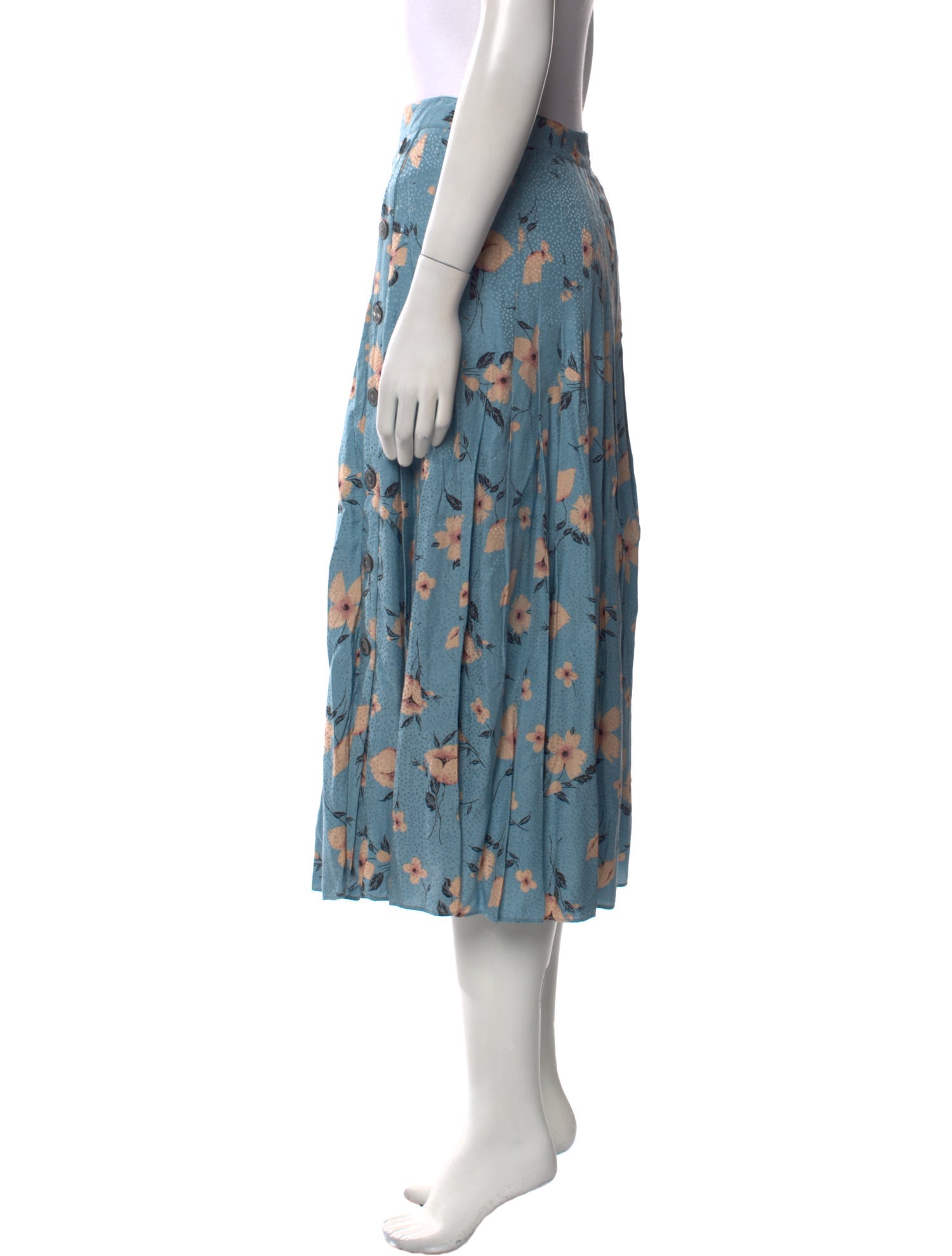 Rebecca Taylor Floral Print Midi Length Skirt w/ Tags