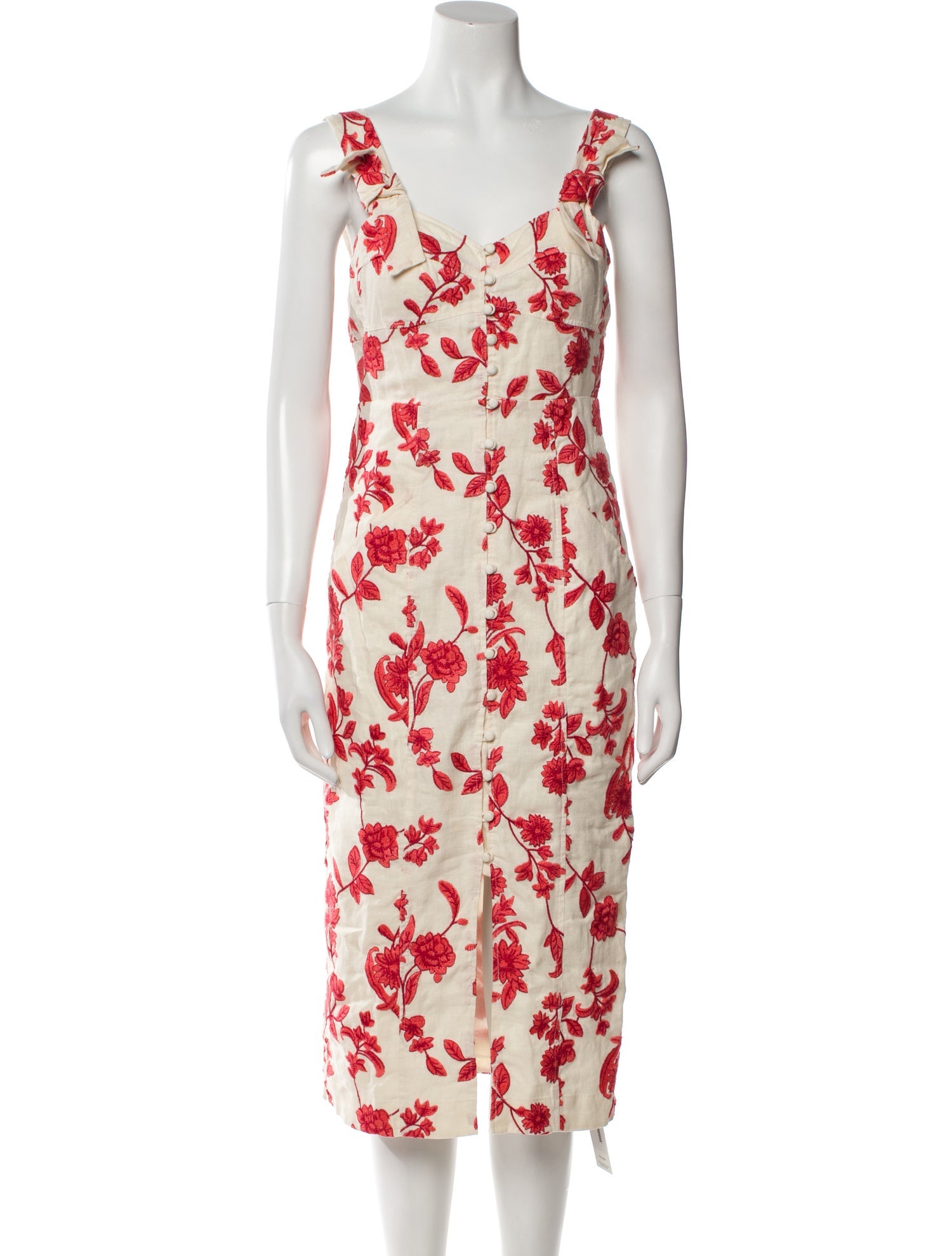 Rebecca Taylor Linen Midi Length Dress w/ Tags