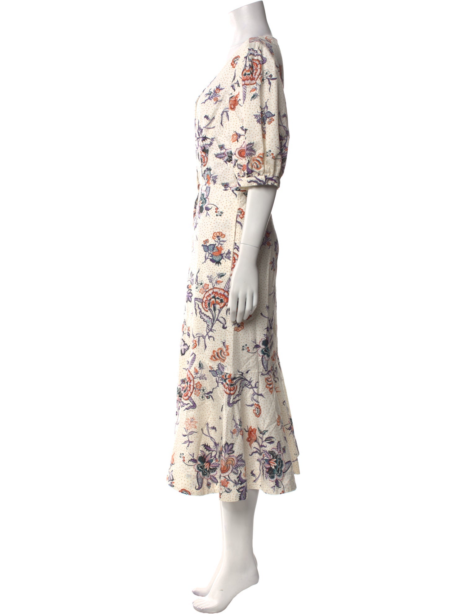 Rebecca Taylor Floral Print Long Dress w/ Tags