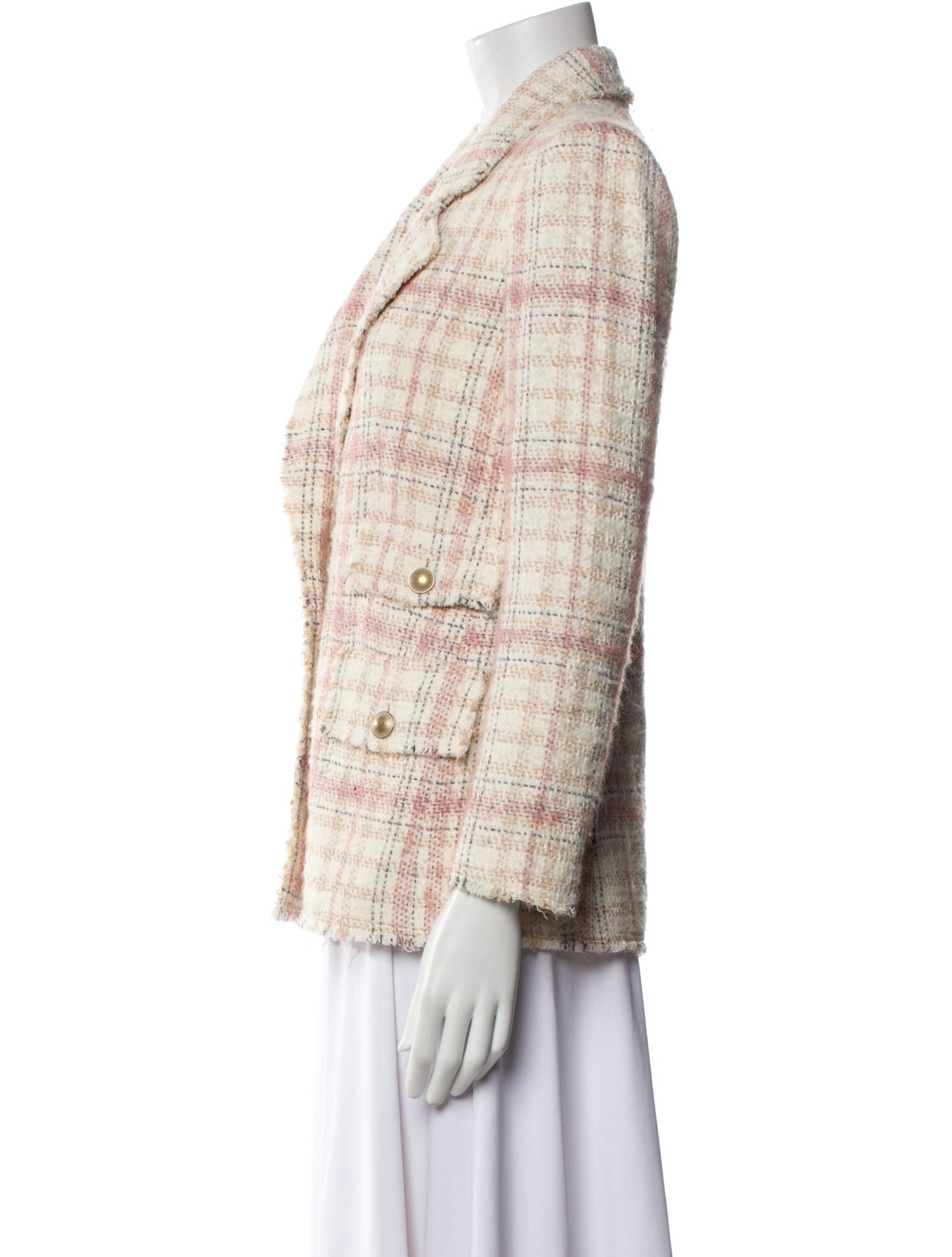 Rebecca Taylor Tweed Pattern Blazer