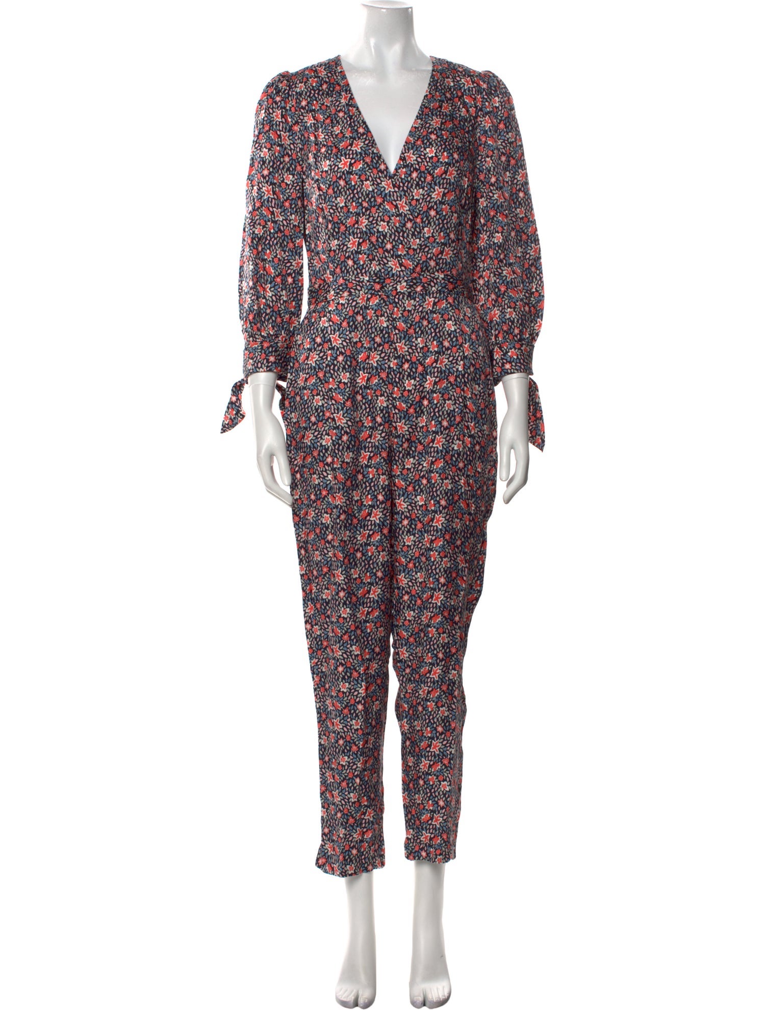 Rebecca Taylor Silk Printed Jumpsuit