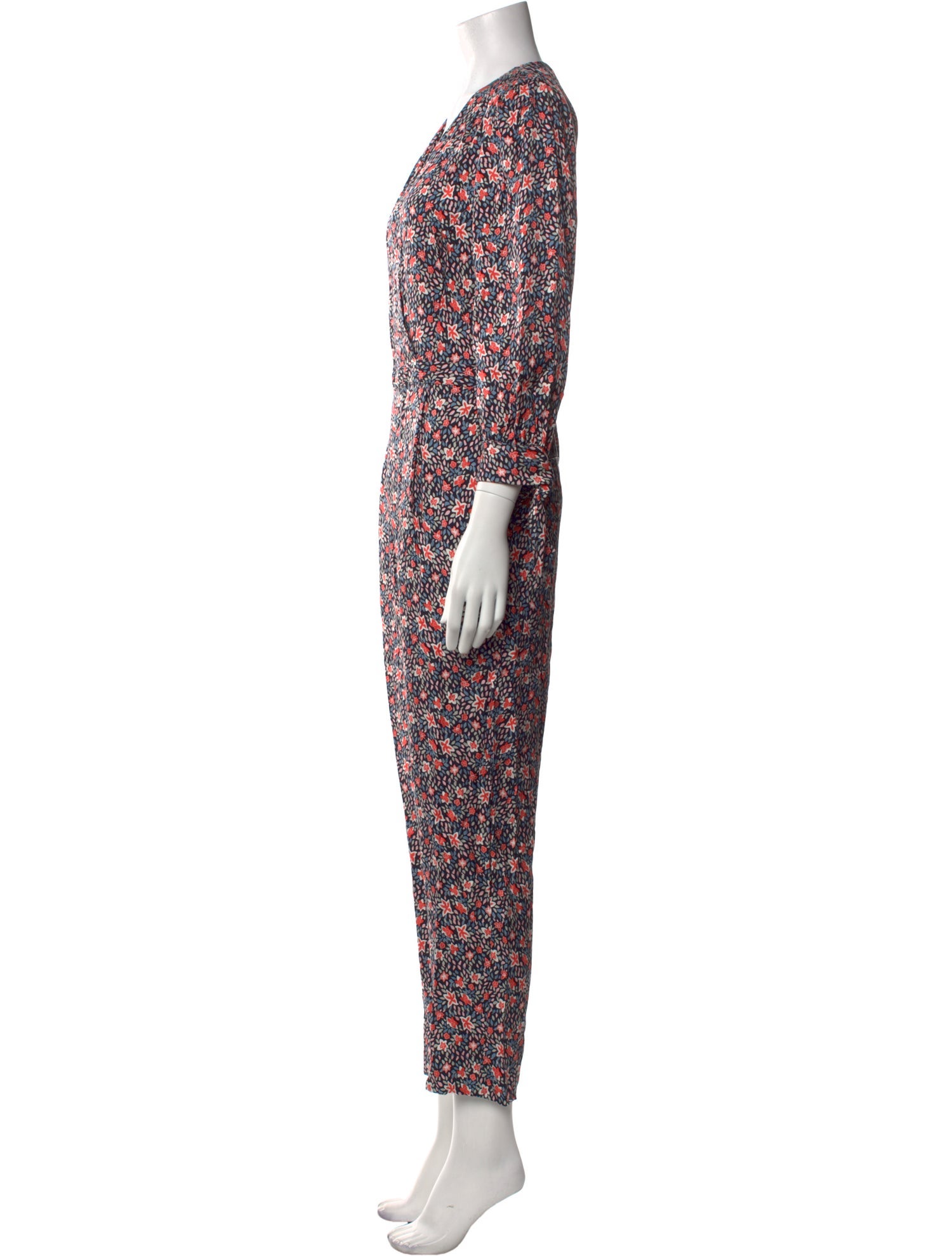 Rebecca Taylor Silk Printed Jumpsuit