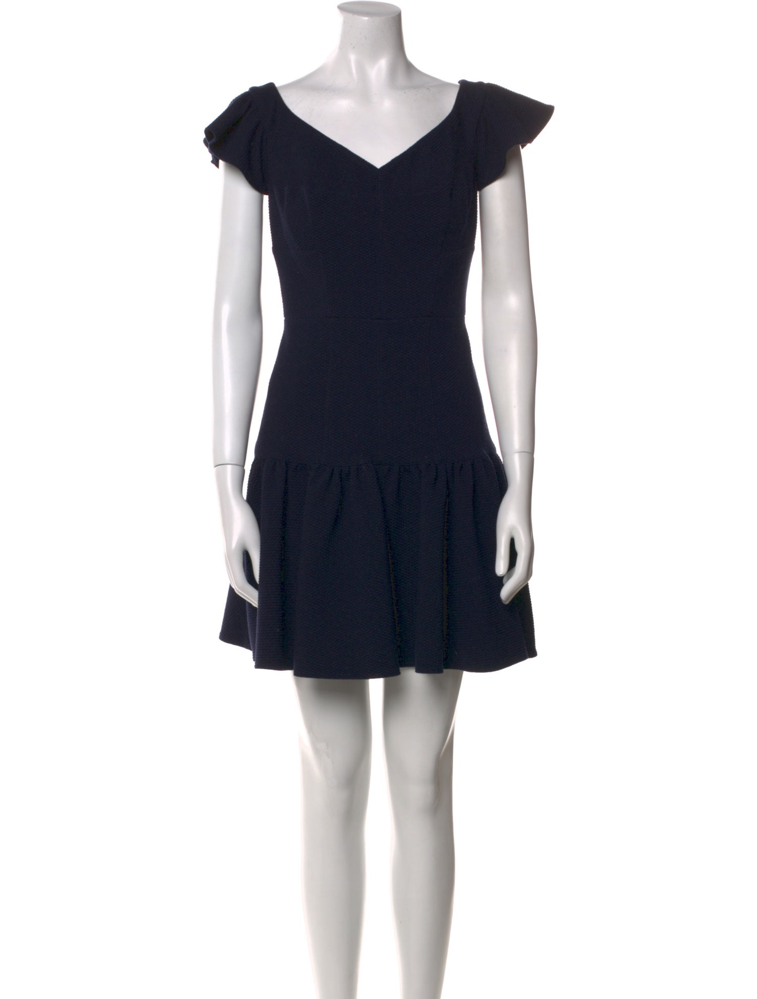 Rebecca Taylor V-Neck Mini Dress