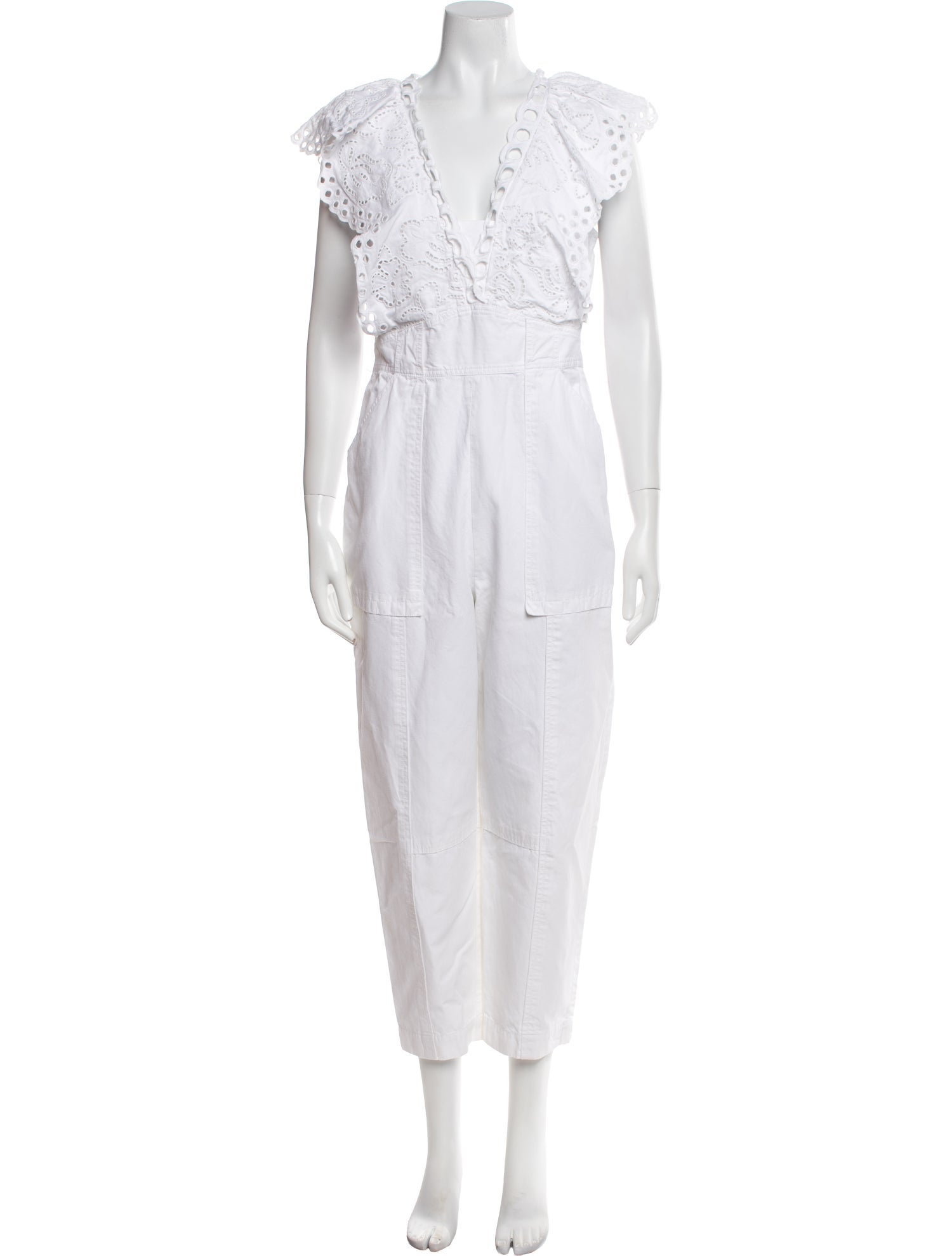 Rebecca Taylor Plunge Neckline Jumpsuit