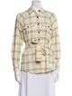 Rebecca Taylor Plaid Print Utility Jacket