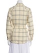 Rebecca Taylor Plaid Print Utility Jacket