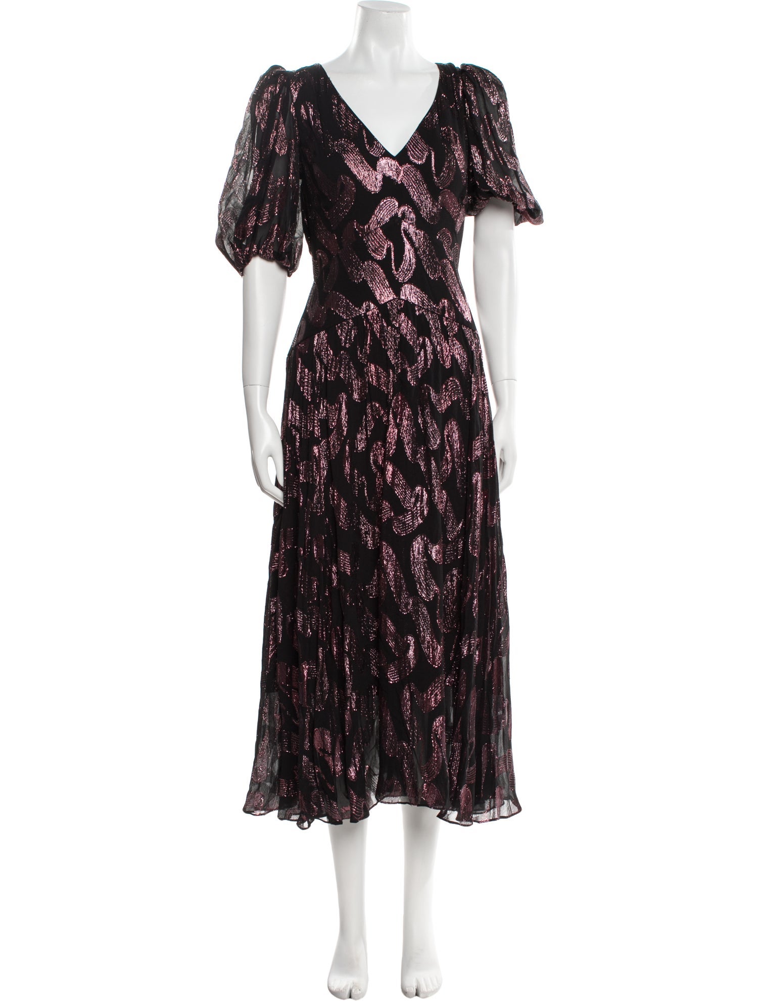 Rebecca Taylor Silk Midi Length Dress