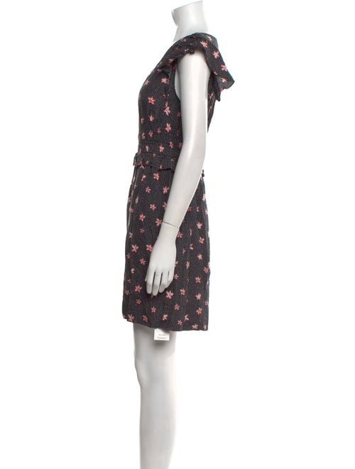 Rebecca Taylor Floral Print Mini Dress