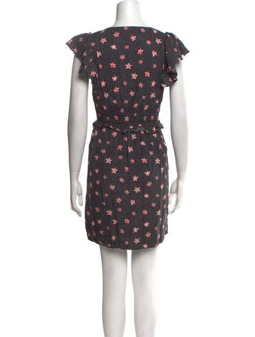 Rebecca Taylor Floral Print Mini Dress