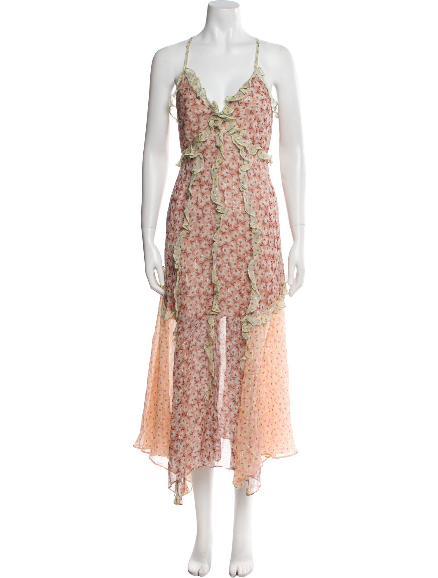 Rebecca Taylor Silk Midi Length Dress w/ Tags