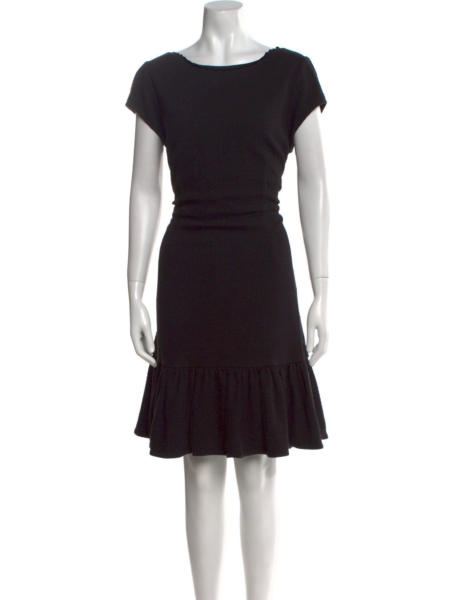 Rebecca Taylor Bateau Neckline Knee-Length Dress