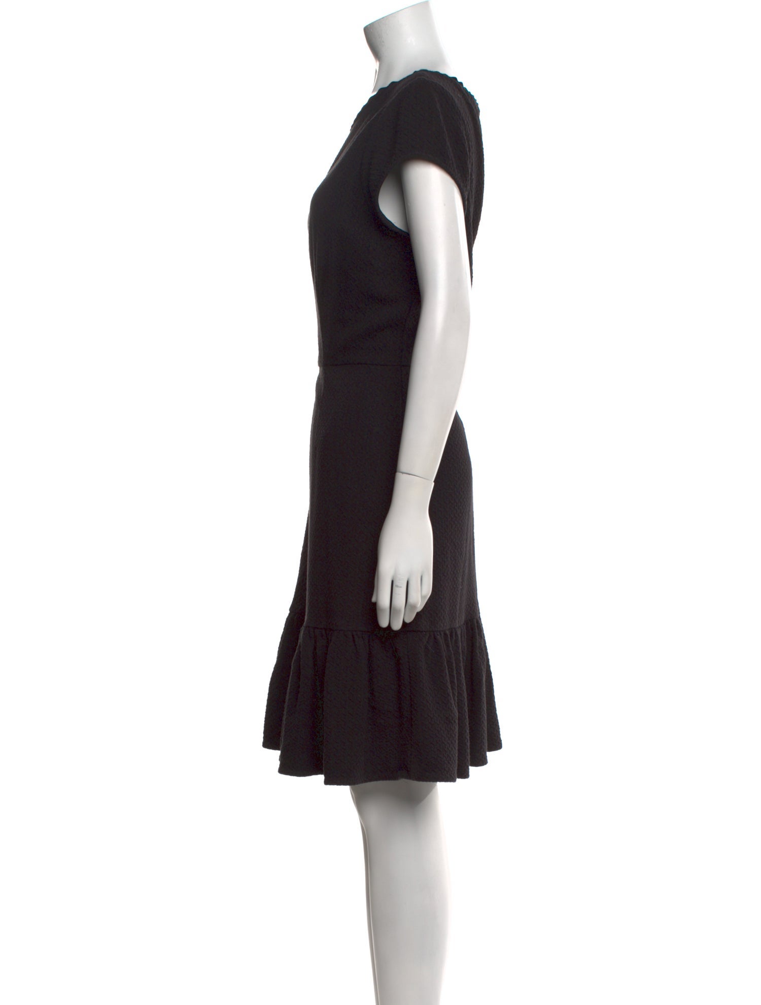 Rebecca Taylor Bateau Neckline Knee-Length Dress