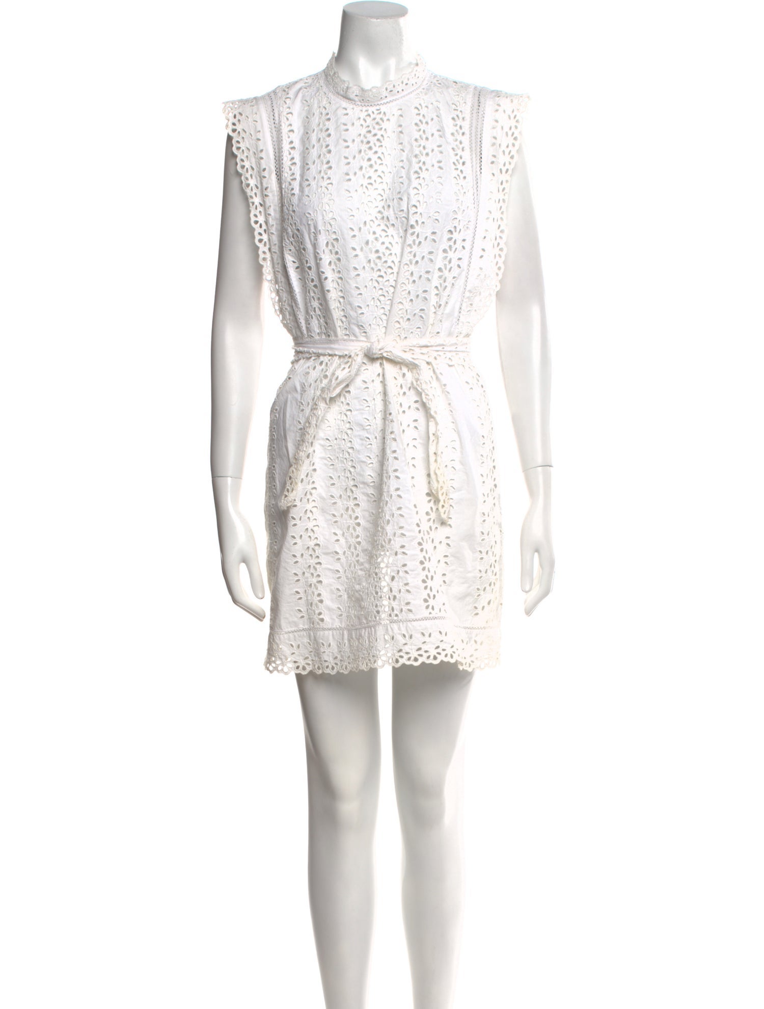 Rebecca Taylor Mock Neck Mini Dress