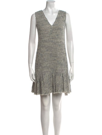 Rebecca Taylor V-Neck Mini Dress