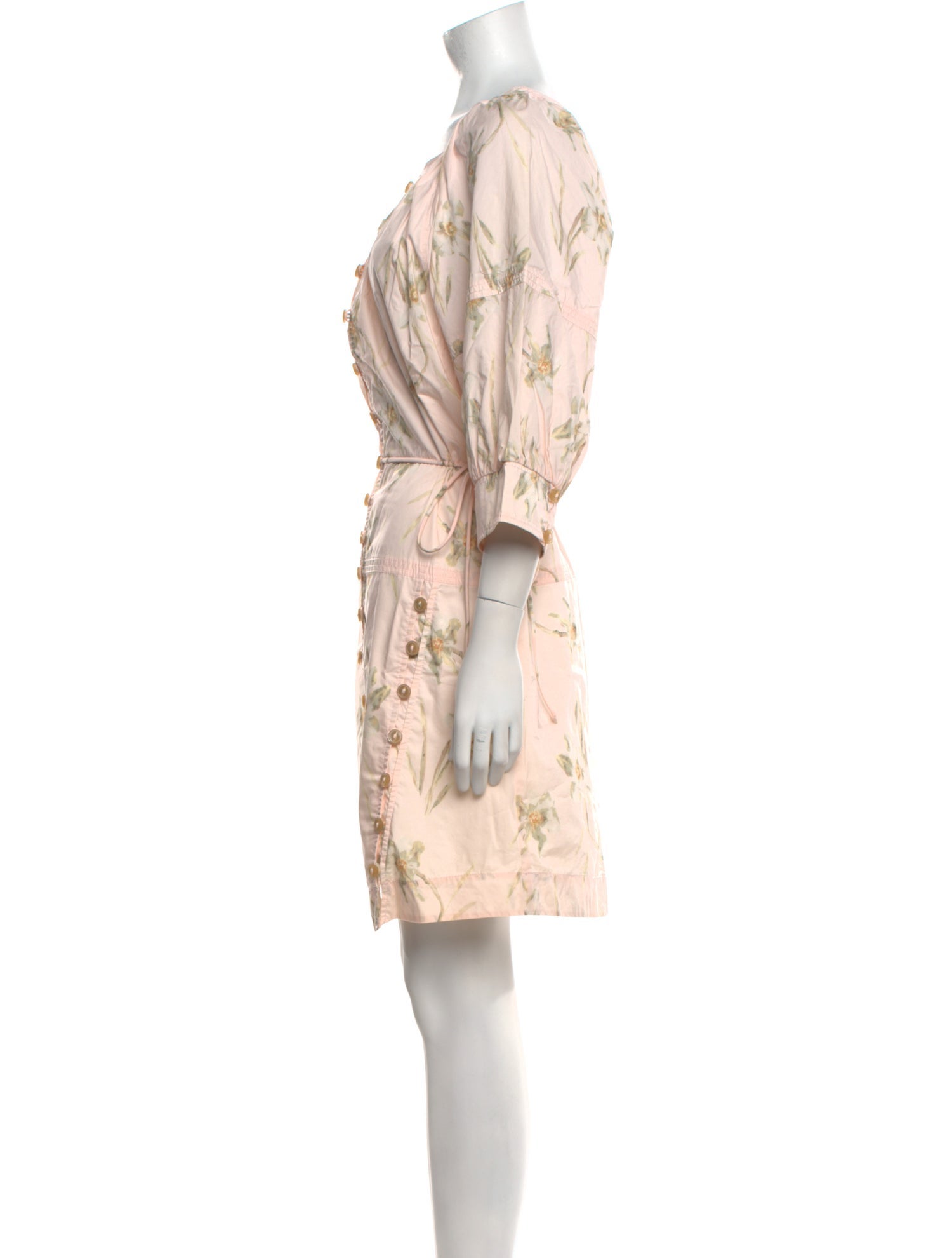 Rebecca Taylor Floral Print Mini Dress