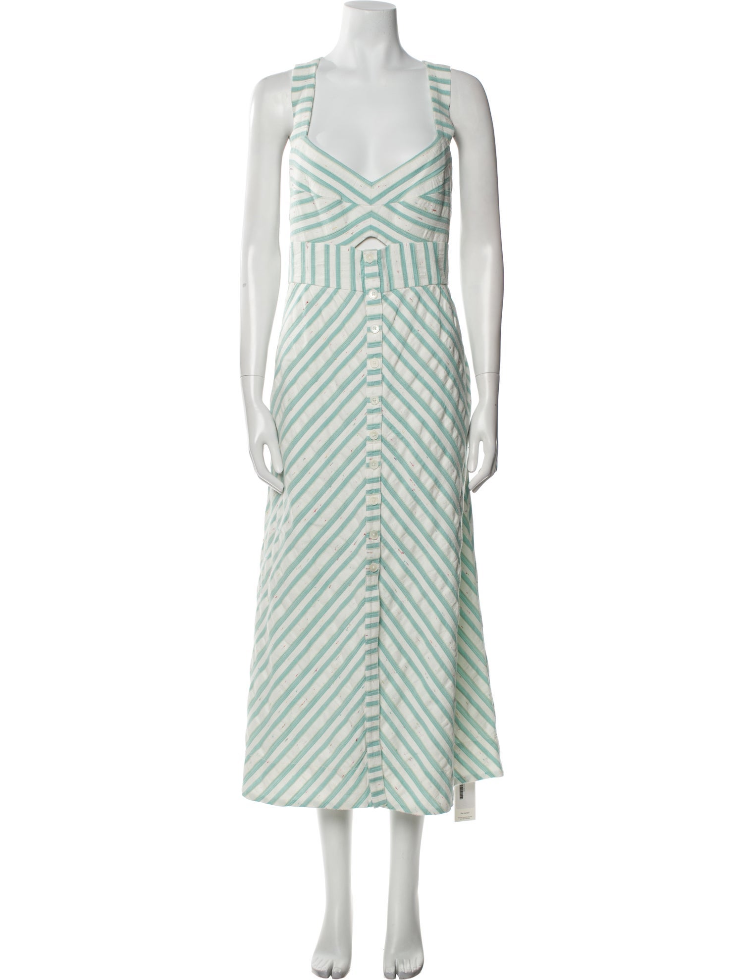 Rebecca Taylor Striped Long Dress