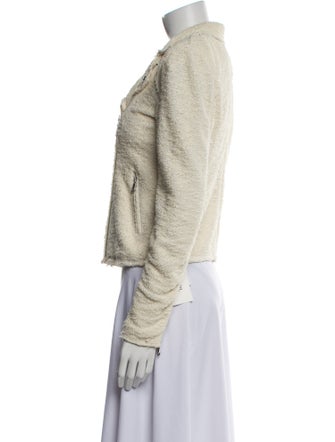 Rebecca Taylor Tweed Pattern Biker Jacket