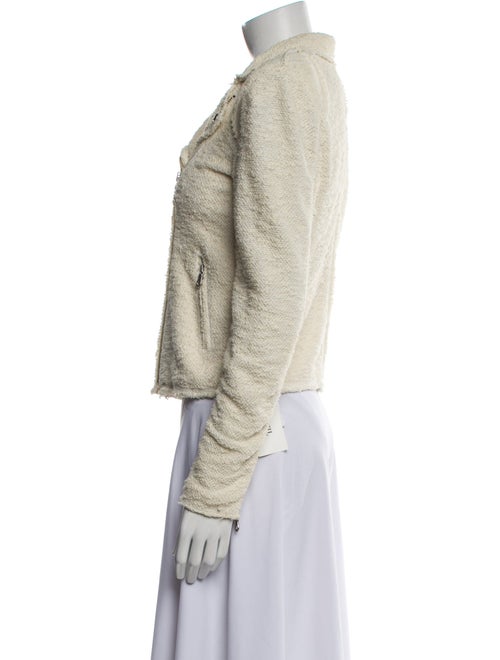 Rebecca Taylor Tweed Pattern Biker Jacket